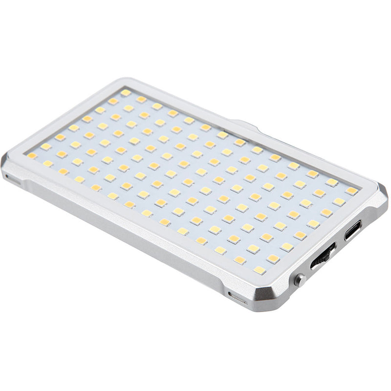 LituFoto F12 Portable Bi-Color LED Video Light (Silver)