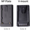 CAME-TV V-Mount to L-Series/NP Battery Plate for Crystal V Transmitter