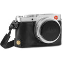 MegaGear Ever Ready Genuine Leather Camera Half Case and Stap for Leica D-Lux 7 (Black)