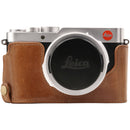 MegaGear Ever Ready Genuine Leather Camera Half Case and Stap for Leica D-Lux 7 (Brown)