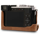 MegaGear Ever Ready Genuine Leather Camera Half Case and Stap for Leica D-Lux 7 (Brown)