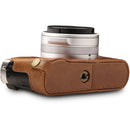 MegaGear Ever Ready Genuine Leather Camera Half Case and Stap for Leica D-Lux 7 (Brown)