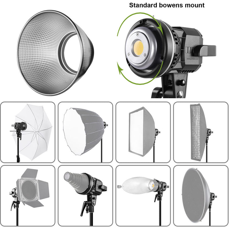 GVM LS-P80S LED 2-Light Kit with Filters