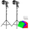 GVM LS-P80S LED 2-Light Kit with Filters