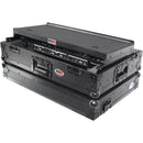 ProX XS-DDJ800 WLTBL Flight Case with 1 RU Rackspace and Wheels for Pioneer DJ DDJ-800 (Black on Black)