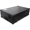 ProX XS-DDJ800 WLTBL Flight Case with 1 RU Rackspace and Wheels for Pioneer DJ DDJ-800 (Black on Black)