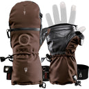 The Heat Company SHELL Mittens (Size 6, Brown)