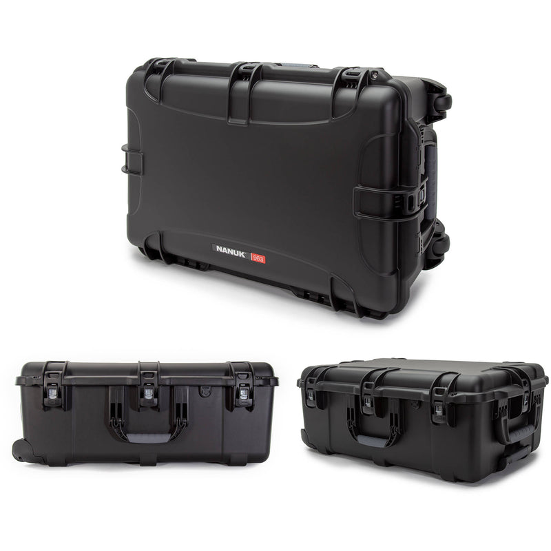 Nanuk 963 Wheeled Case without Foam (Black)