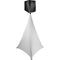 Auray SK-4SLSW Speaker and Lighting Stand Skirt Kit (2-Pack, White)