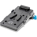 Kondor Blue Cine Battery Plate with 15mm Rod Clamp (V-Mount)