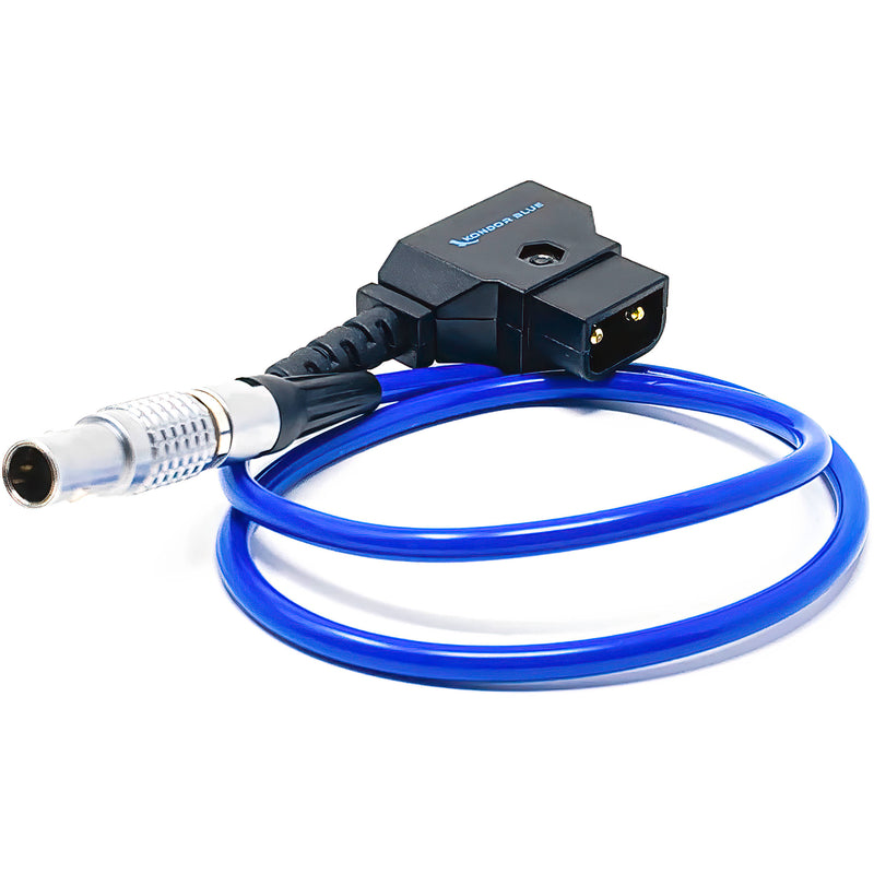 Kondor Blue D-Tap to LEMO 0B-Type 2-Pin Male Power Cable