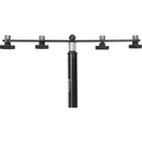 Gator Cases Frameworks Mic Mount Bar for 1-4 Microphones