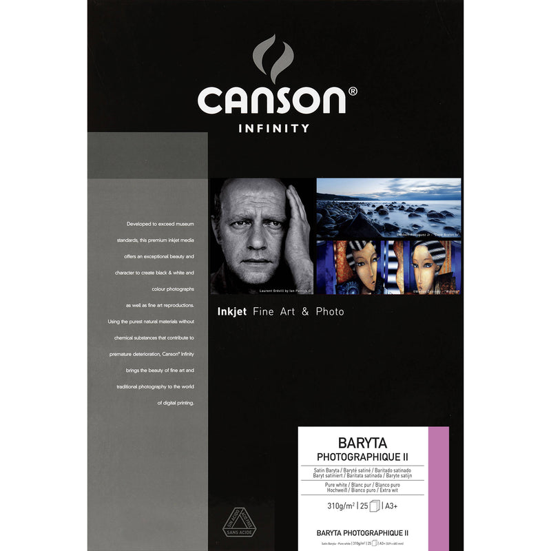 Canson Infinity Baryta Photographique II (13 x 19", 25 Sheets)