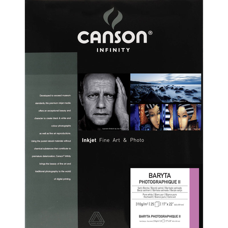 Canson Infinity Baryta Photographique II (13 x 19", 25 Sheets)