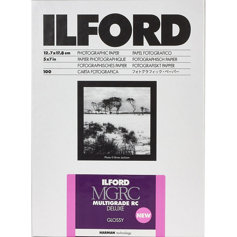 Ilford MULTIGRADE RC Deluxe Paper (Glossy, 5 x 7", 500 Sheets)