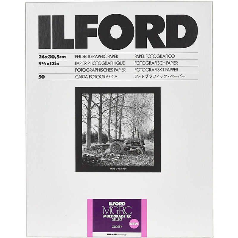 Ilford MULTIGRADE RC Deluxe Paper (Glossy, 8.5 x 11", 50 Sheets)