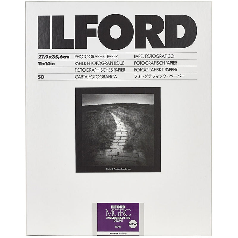 Ilford MULTIGRADE RC Deluxe Paper (Pearl, 11 x 14", 10 Sheets)