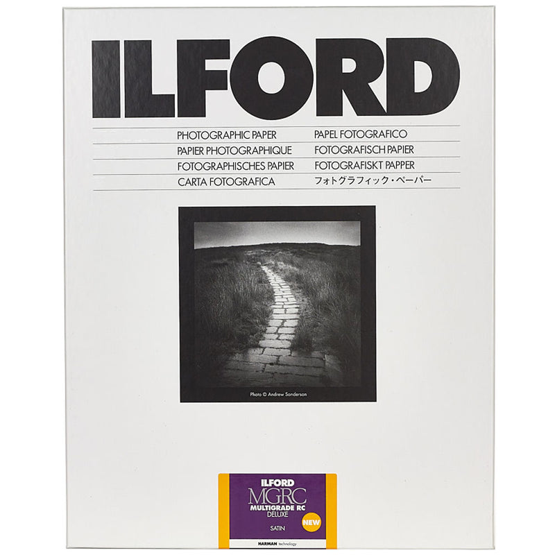 Ilford MULTIGRADE RC Deluxe Paper (Satin, 5 x 7", 250 Sheets)