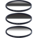 Ice 77mm Soft-Edge Graduated, Hard-Edge Graduated, and Reverse-Graduated Neutral Density Filter Kits (3-Stop)