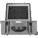 Porta Brace Wheeled Hard Shipping Case with Divider Kit for JVC GYHC550 Camcorder