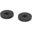 CAMVATE 3/8"-16 Female Thumbwheel Lock Nut Adapter (2-Pack)