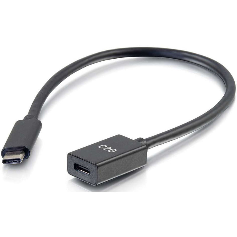 C2G 3' USB-C to C 3.1 (Gen 2) Male to Female Extension Cable (10Gbps)