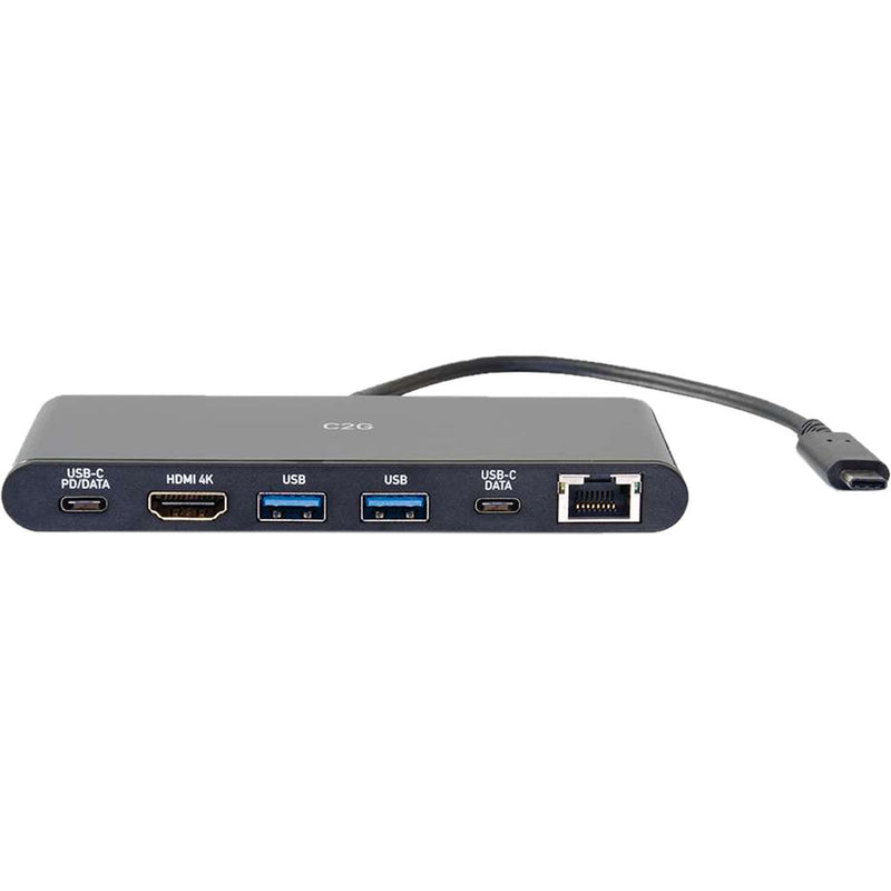 C2G USB-C Docking Station with 4K HDMI, Ethernet, USB and Power Delivery