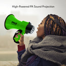 Pyle Pro PMP32GR 30W Megaphone with Siren (Green)