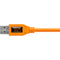 Tether Tools 20" Tetherpro USB 3.0 to USB 3.0 Micro-B Right Angle Adapter Cable (High-Visibilty Orange)
