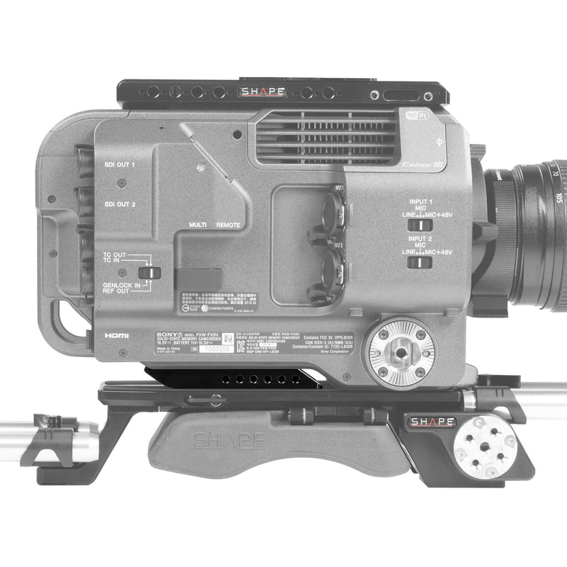 SHAPE Rear Insert Plate for Sony PXW-FX9 Camera