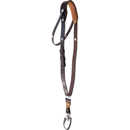 RL Handcrafts Andino Pro-DLX Leather Camera Sling (Large, Tan/Coffee)