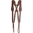 RL Handcrafts Clydesdale Lite Dual Leather Camera Harness (Small, Tan)