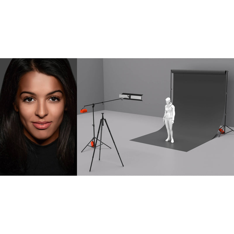 Genaray Bi-Color 36" Soft Strip 1-Light Boom Stand Kit