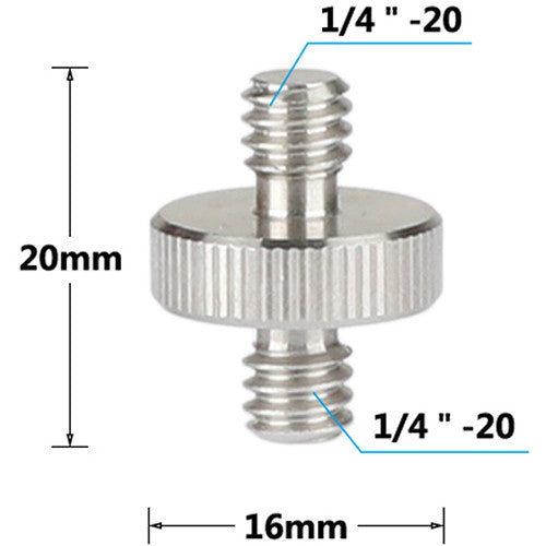 CAMVATE Screw Adapter Set (1/4"-20F To 3/8"-16F,1/4"-20M To 1/4"-20M,1/4"-20M To 3/8"-16M)