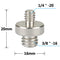 CAMVATE Screw Adapter Set (1/4"-20F To 3/8"-16F,1/4"-20M To 1/4"-20M,1/4"-20M To 3/8"-16M)