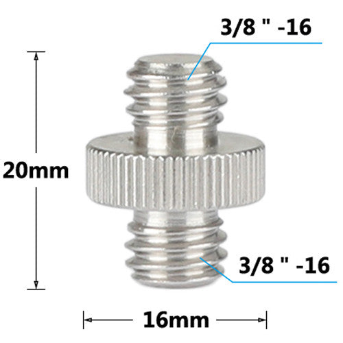 CAMVATE Screw Adapter Set (1/4"-20F To 3/8"-16F,1/4"-20M To 1/4"-20M,1/4"-20M To 3/8"-16M)