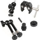 CAMVATE DSLR Accessory Mounting Set (Black Lever)