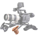 SmallRig Left-Side Wooden Grip with ARRI Rosette