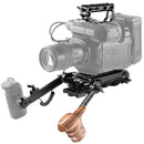 SmallRig Left-Side Wooden Grip with ARRI Rosette