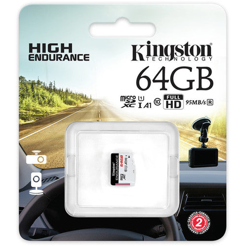 Kingston 64GB High Endurance microSDXC Card