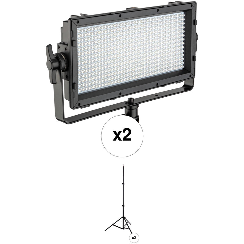 Genaray Spectro LED Essential 500IIB Bi-Color LED 2-Light Kit