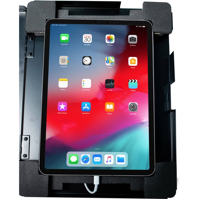 CTA Digital Floor-to-Desk Kiosk Stand for Tablets