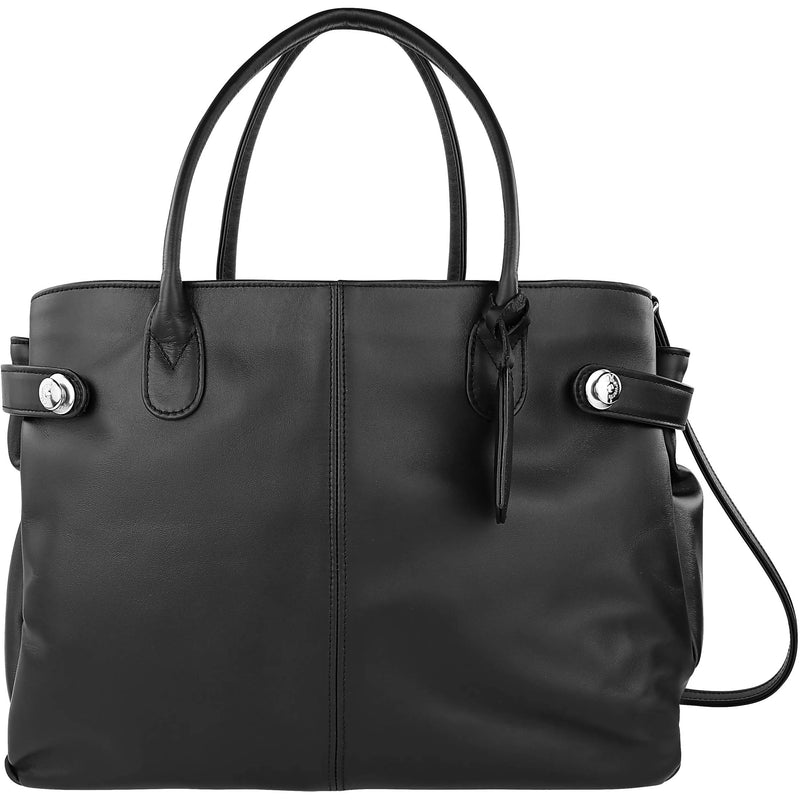 Oberwerth Shopper Eve Leather Bag (Black)