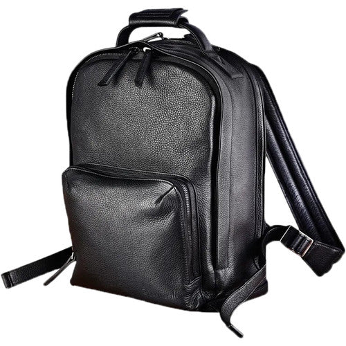 Oberwerth Matterhorn 13" Leather Backpack (Black)