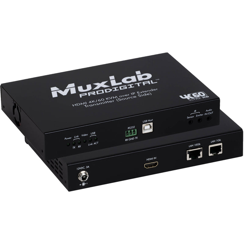 MuxLab HDMI 4K/60 KVM over IP Extender Transmitter