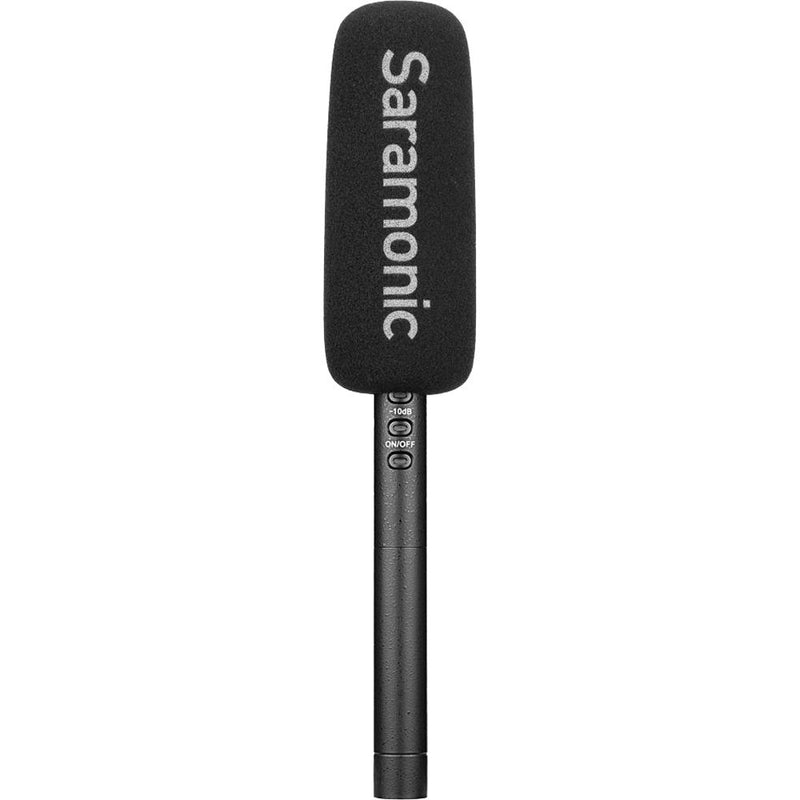 Saramonic Supercardioid Shotgun Mic:High-Pass Filter,-10Db Pad,Shock Mount,Windscreen,XLR Out Cable