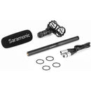 Saramonic Supercardioid Shotgun Mic:High-Pass Filter,-10Db Pad,Shock Mount,Windscreen,XLR Out Cable