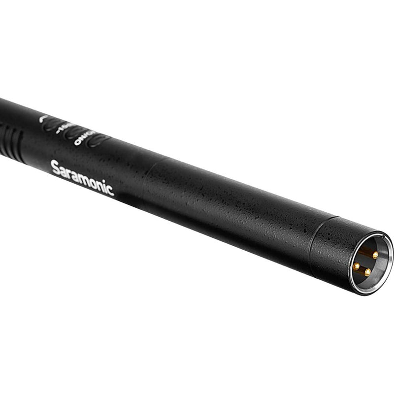 Saramonic Supercardioid Shotgun Mic:High-Pass Filter,-10Db Pad,Shock Mount,Windscreen,XLR Out Cable