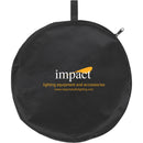 Impact 5-in-1 Collapsible Oval Reflector with Solid Gold (42x72")