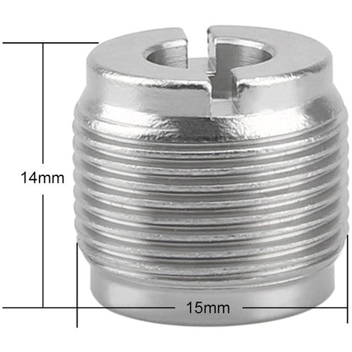 Niceyrig 5/8" Male to 1/4" Female Microphone Screw Thread Adapter (Pack of 2)